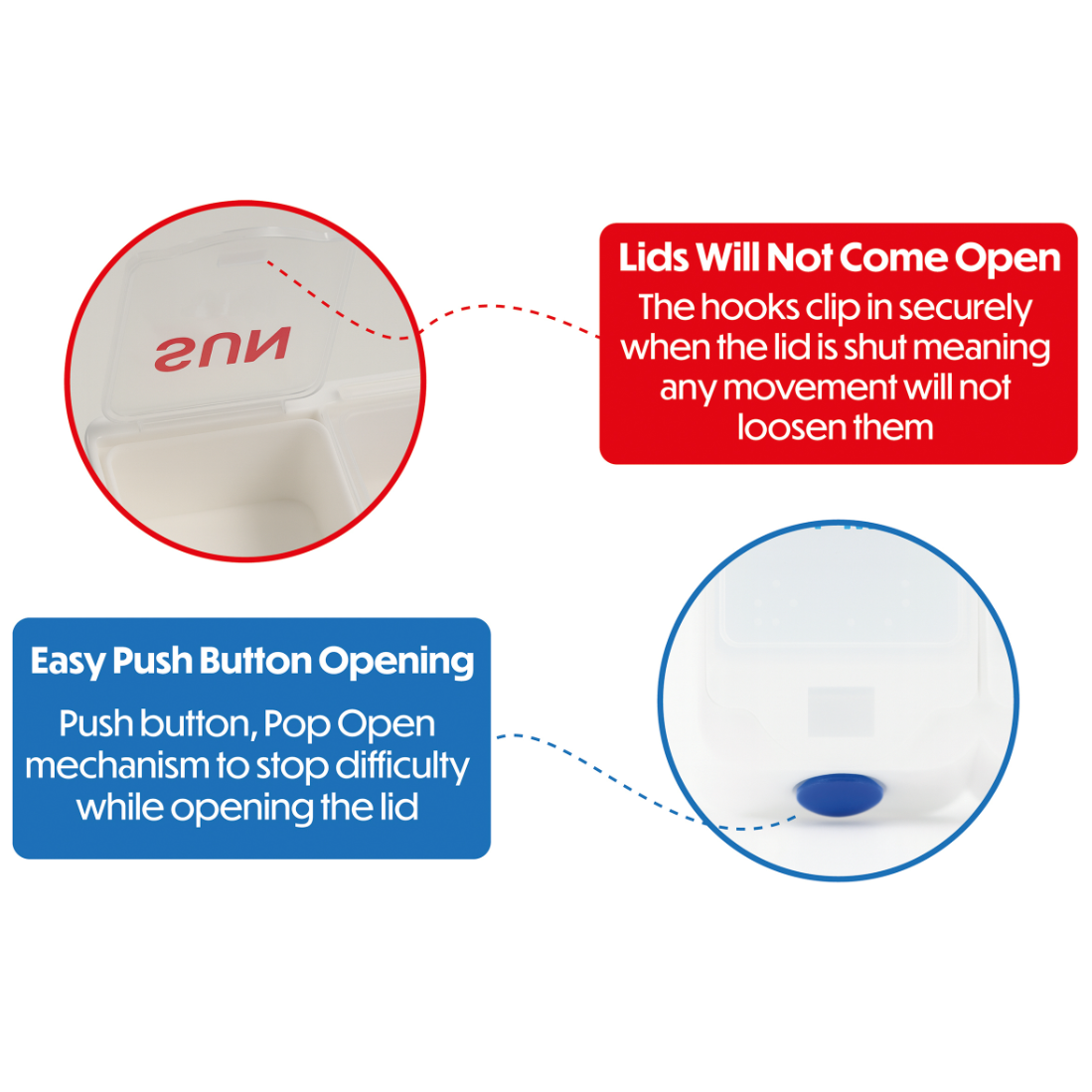 Deluxe AM/PM Weekday Pill Dispenser with Push Button Release