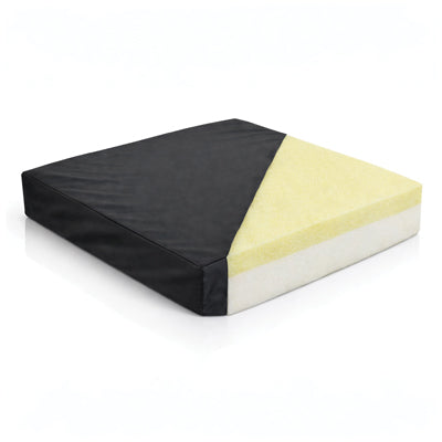 Vinyl Wheelchair Cushion with Memory Foam  457x406x50 mm (18x16x2 inches)