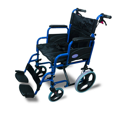 Deluxe Attendant Propelled Steel Wheelchair