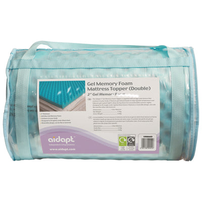 Gel Memory Foam Mattress Topper (Standard Double)