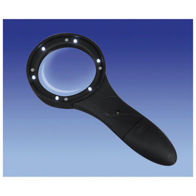 Deluxe Comfort Grip Magnifier with 6 LED Lights