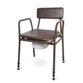Adjustable Height Bedside Commode (Flat Packed)