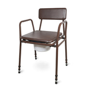 Adjustable Height Bedside Commode (Flat Packed)