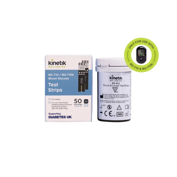Blood Glucose Test Strips – Pack of 50 for BG-710 BG-710b