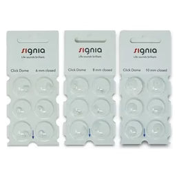 Signia Click Hearing Aid Domes – Connexxx, Specsavers Advance, AudioService, Xperience, NX & Primax