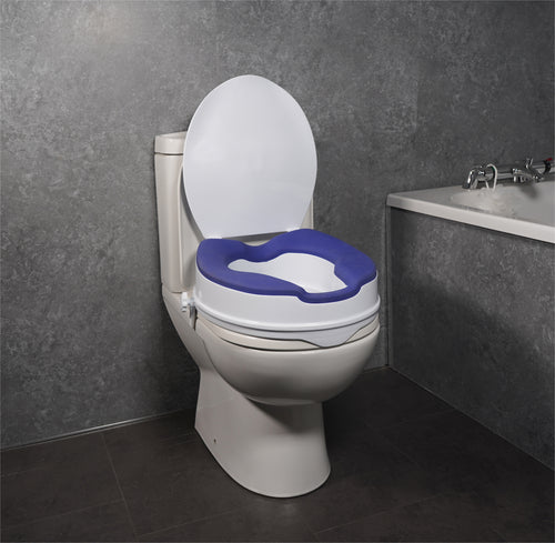 4" Raised Toilet Seat with TPR Padding